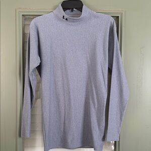 Under Armour Heathered Blue Turtleneck Long Sleeve